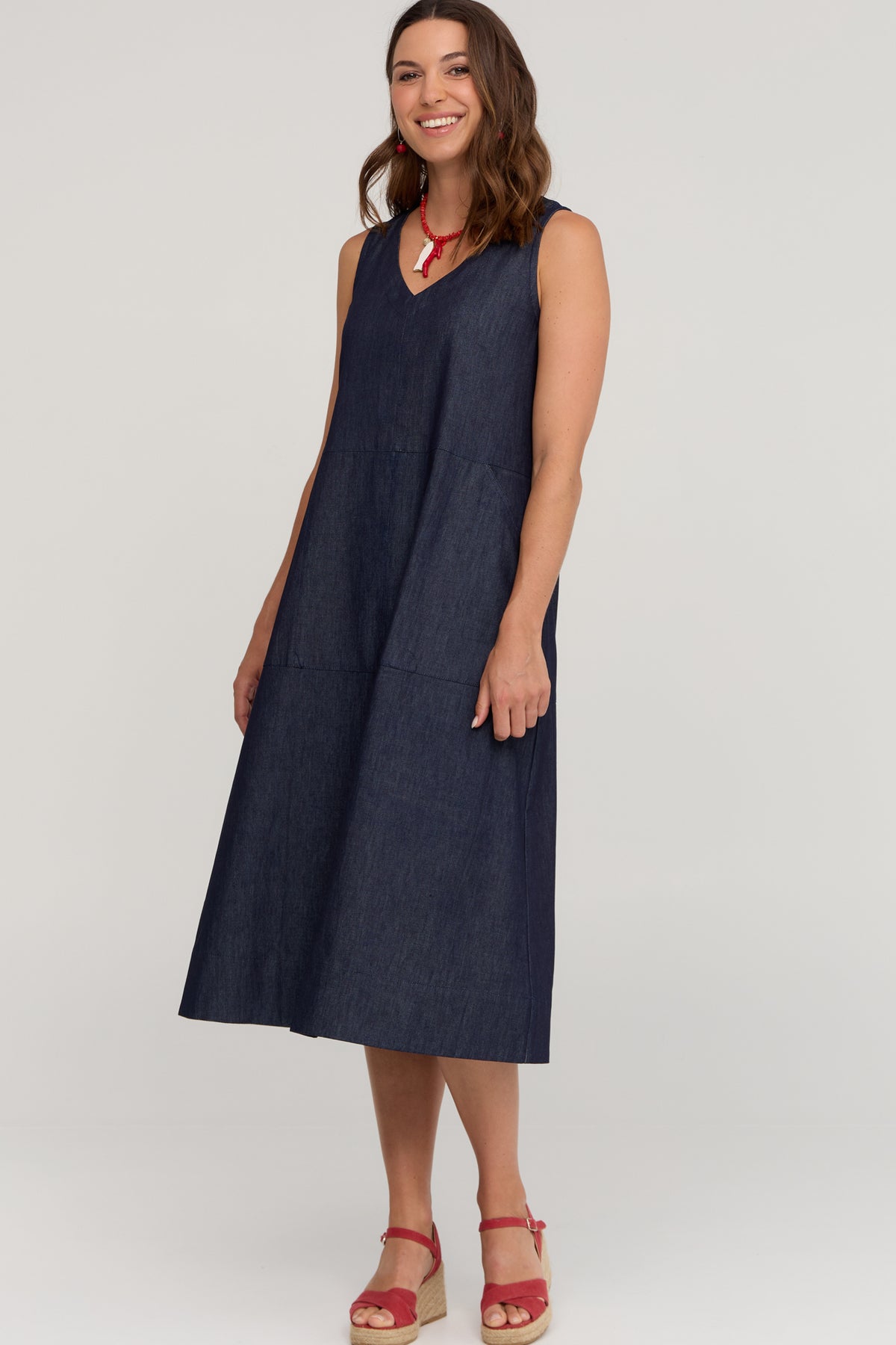 Juno Dress Denim
