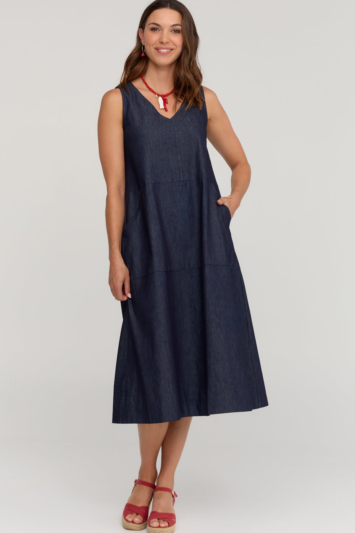 Juno Dress Denim