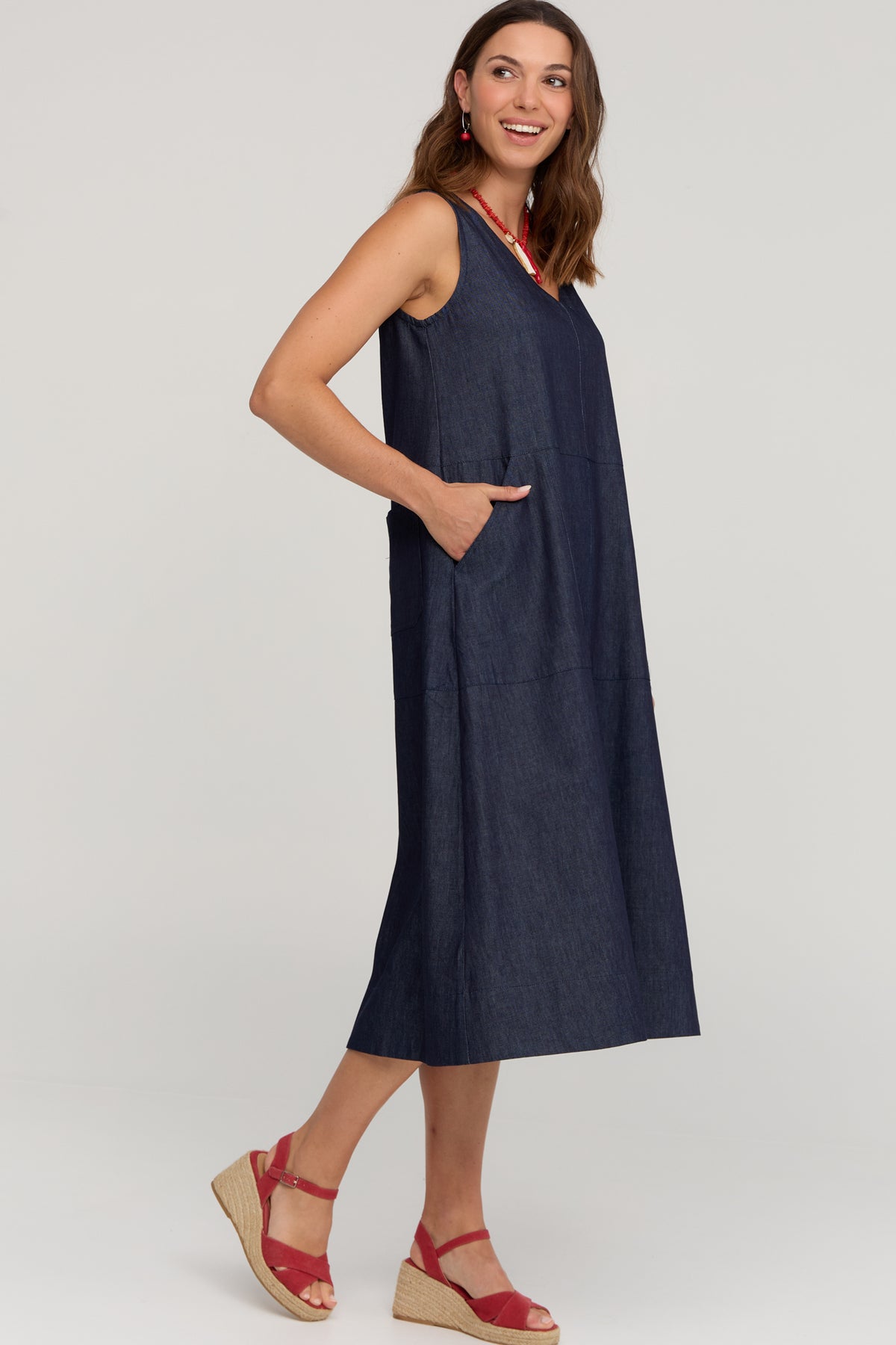 Juno Dress Denim