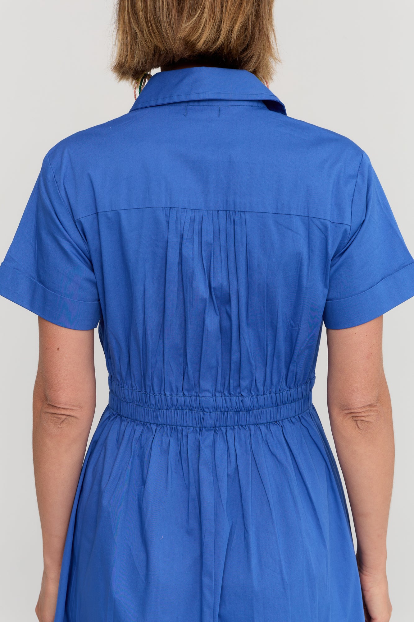Kalinda Dress Oxford Blue