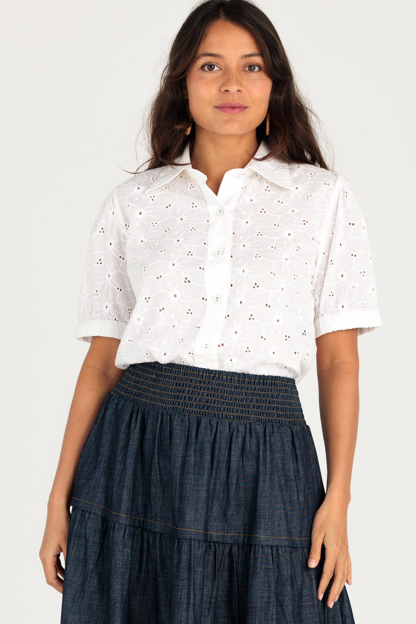 Luca Shirt Hibiscus