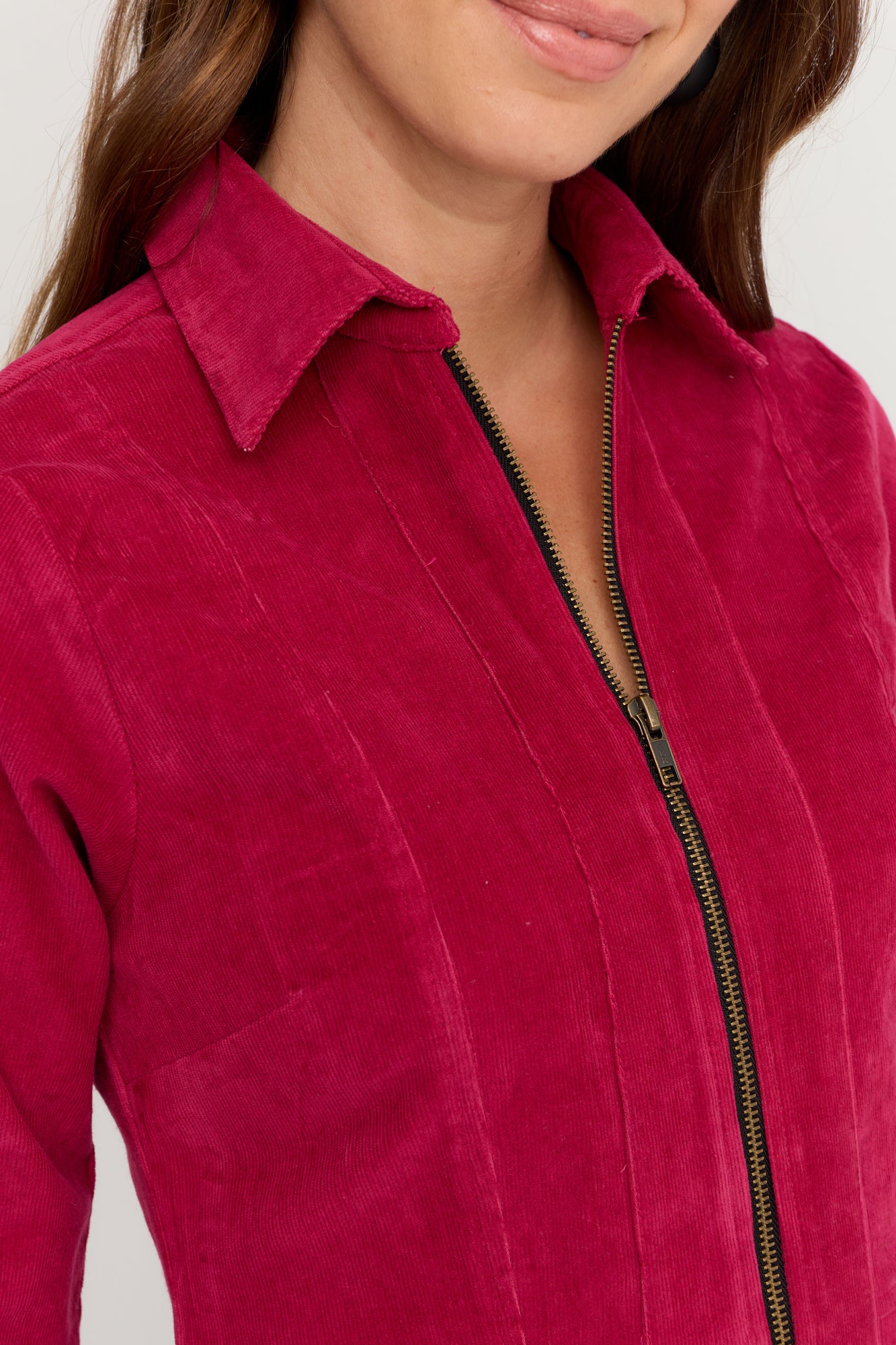 Lumi Dress Garnet Red Cord