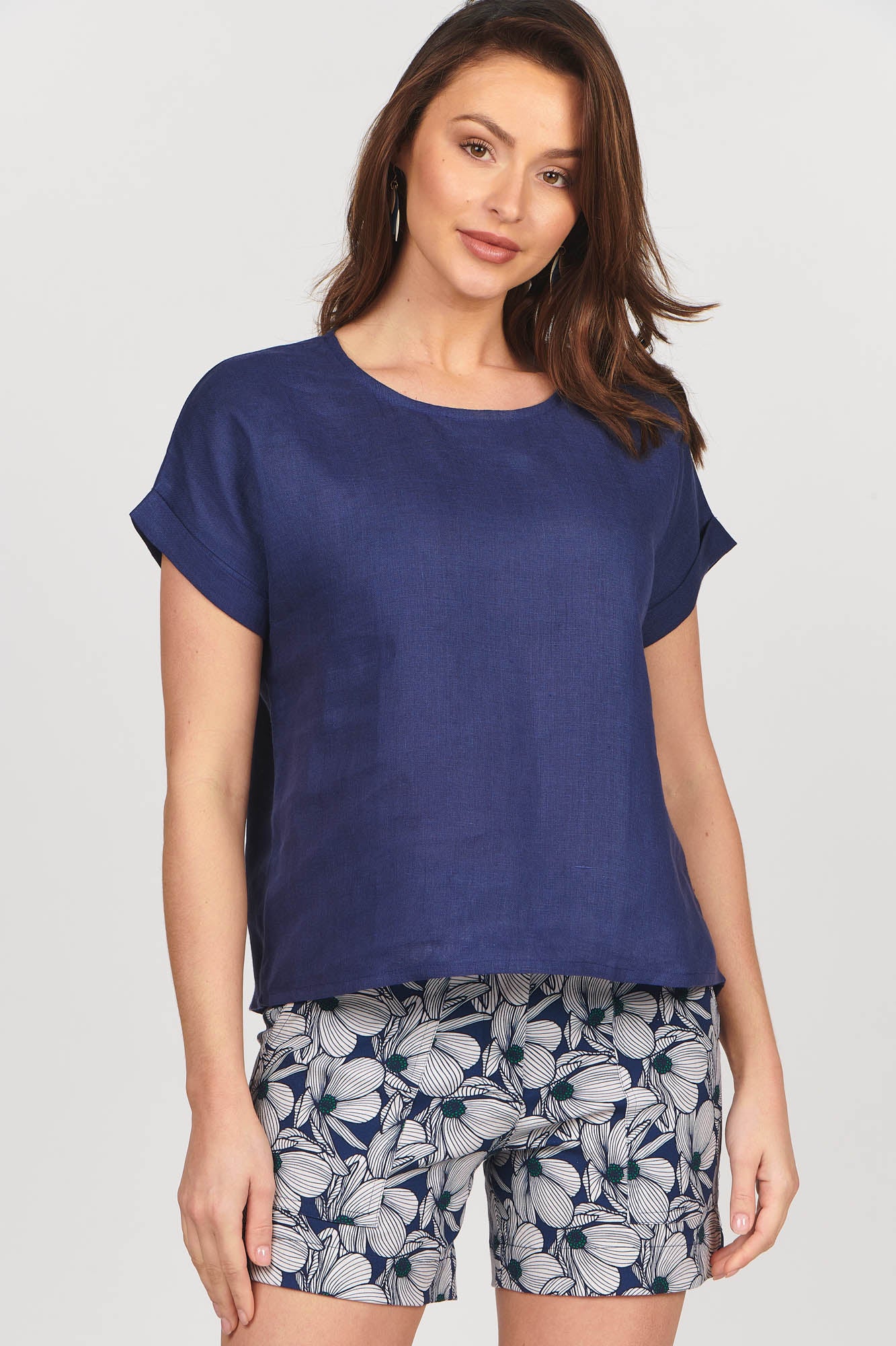 Luna Top Indigo