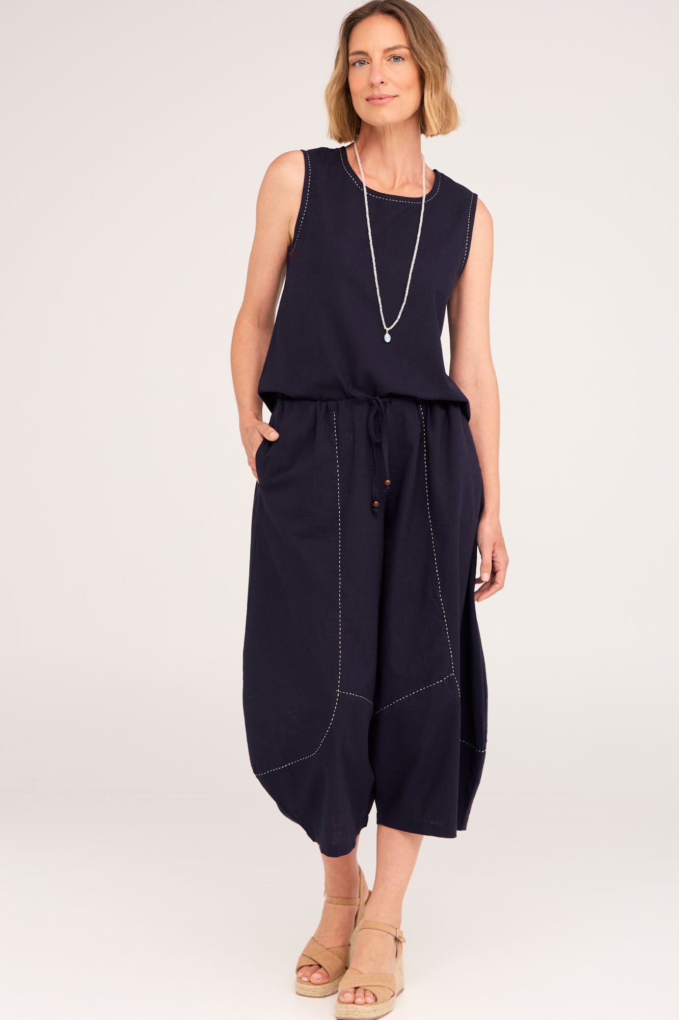 Maya Tank Midnight Blue