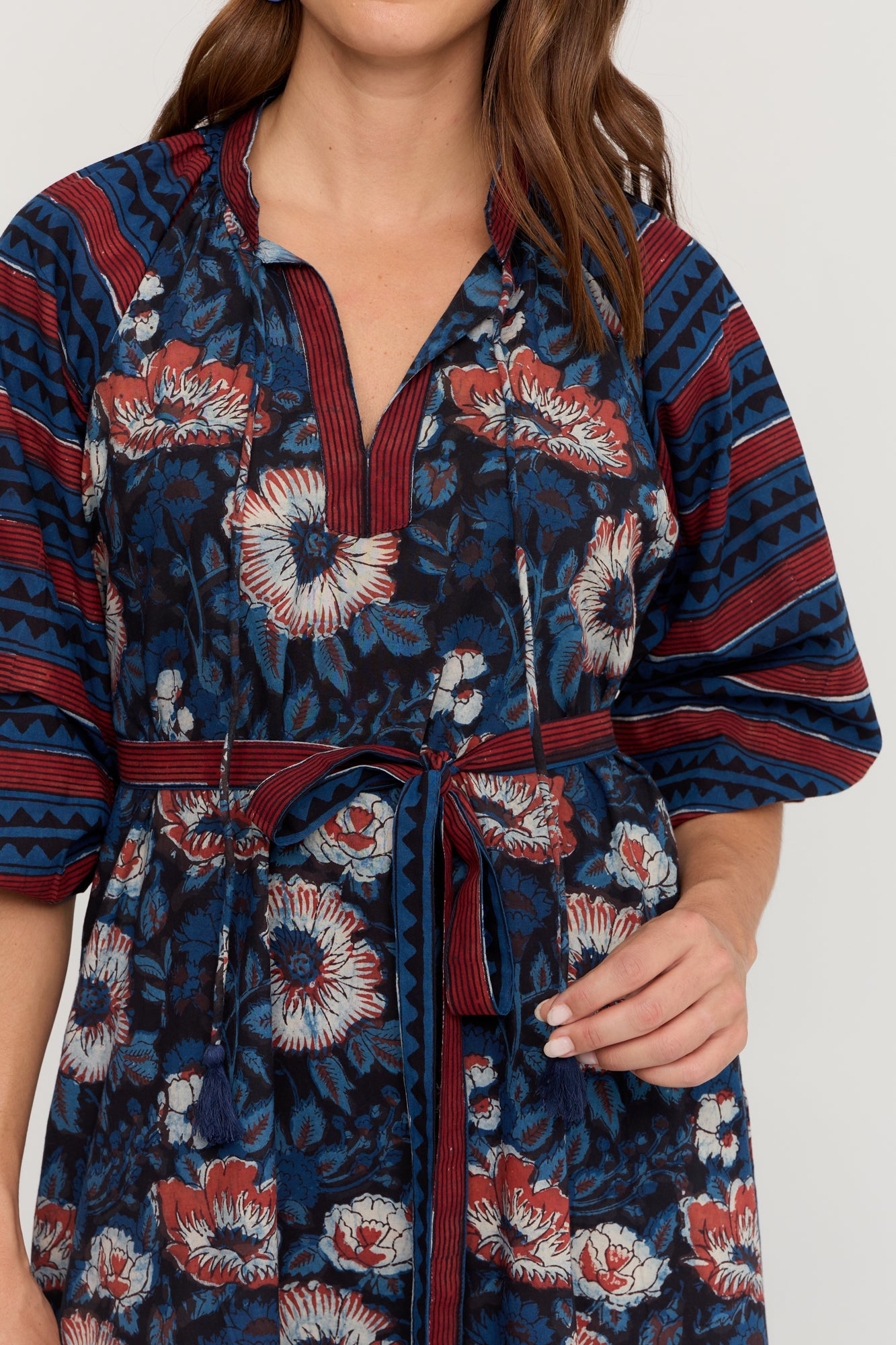 Mia Dress Indigo Rose
