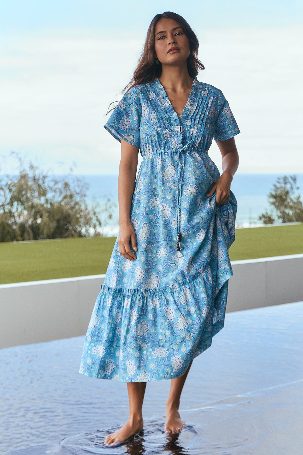 Missy Maxi Seafoam Bloom