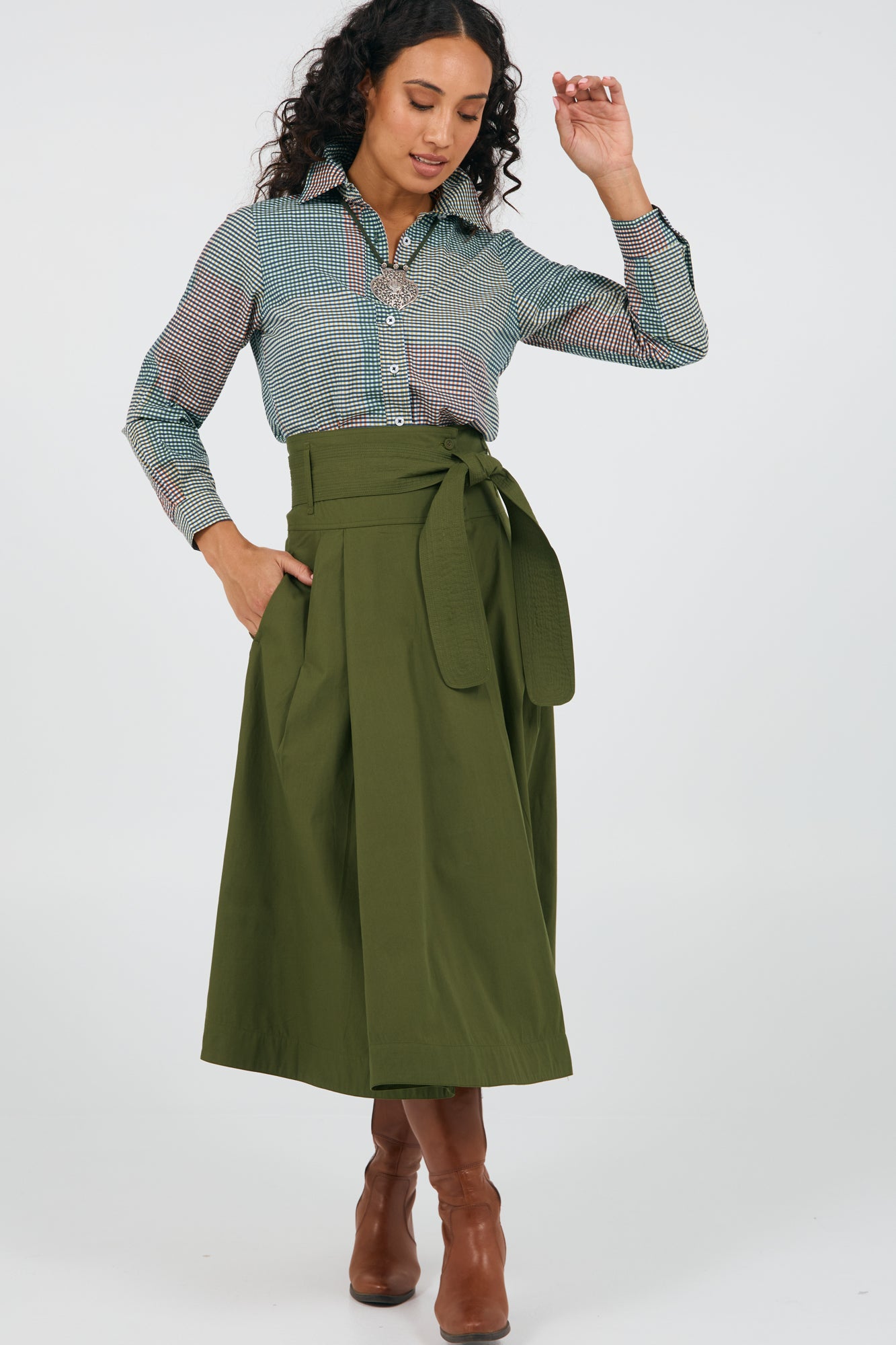Mowgli Shirt Indian Plaid