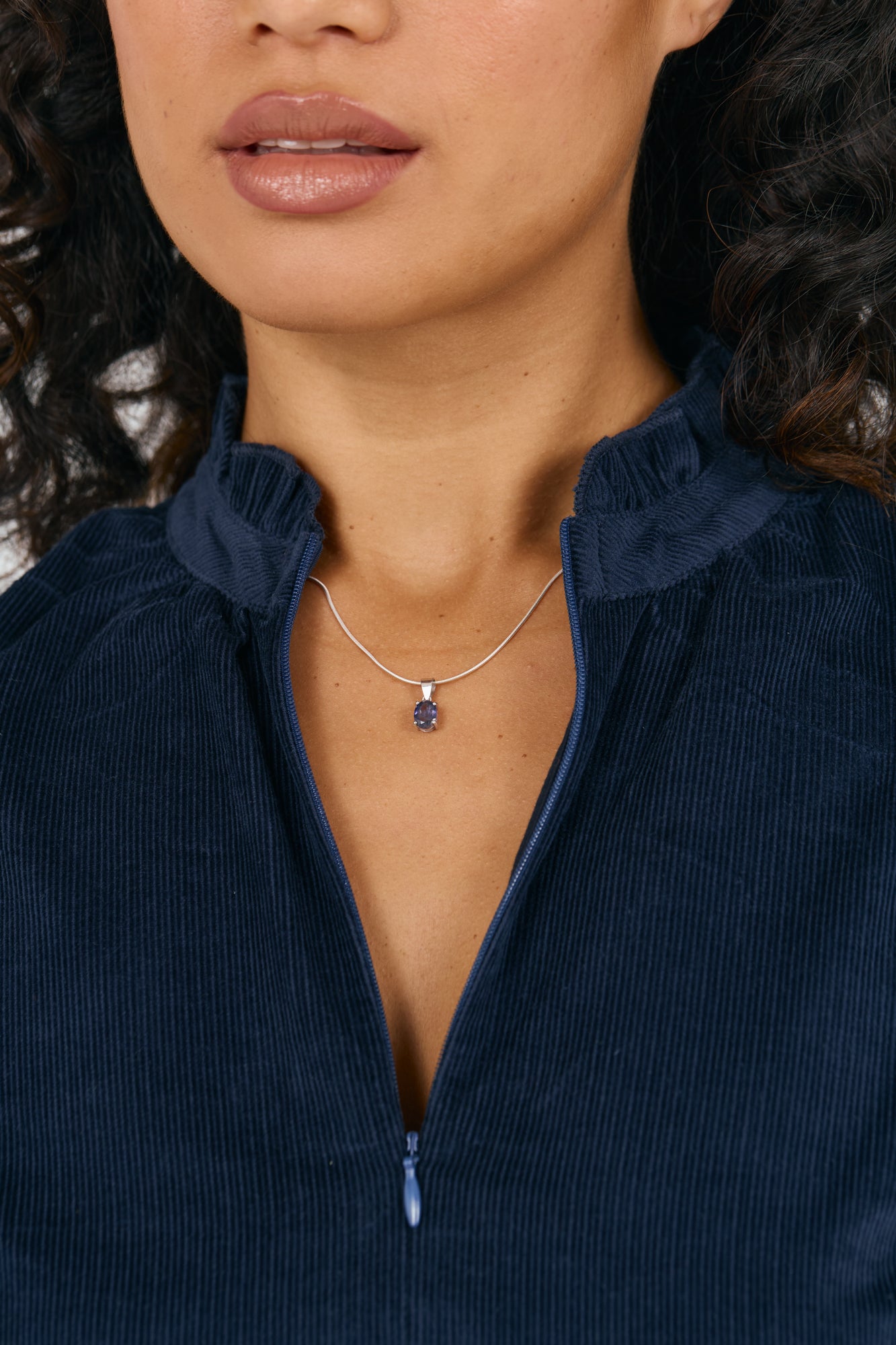 Iolite Pendant & Necklace