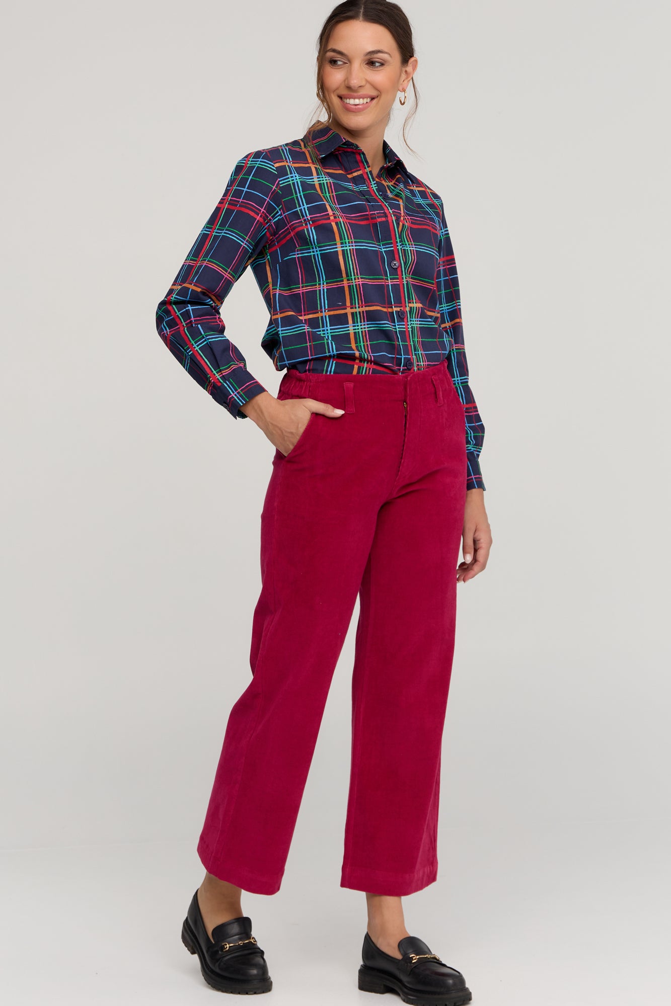 Nova Jeans Garnet Red