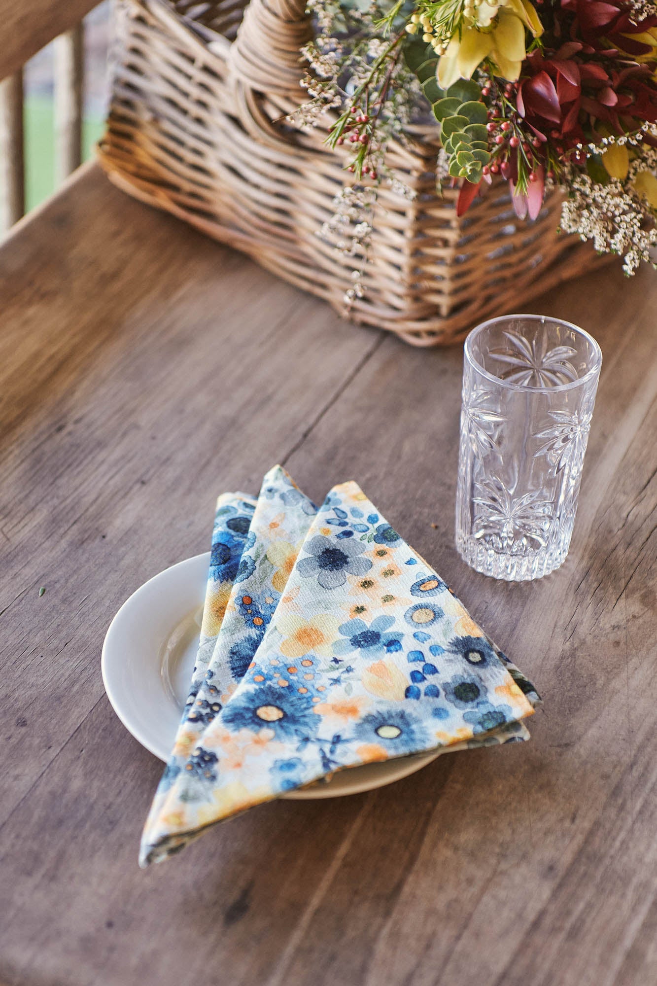 Linen Napkin Wildflower