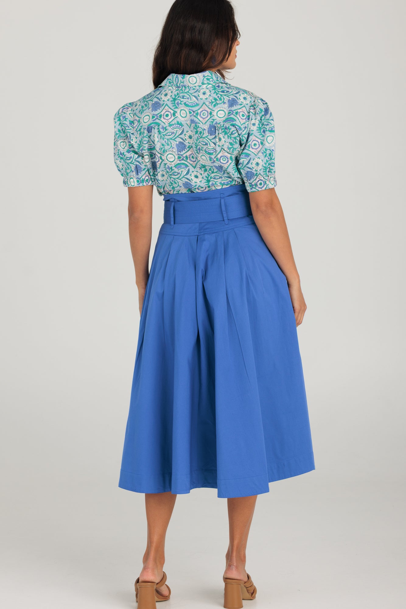 Rhodes Skirt Oxford Blue