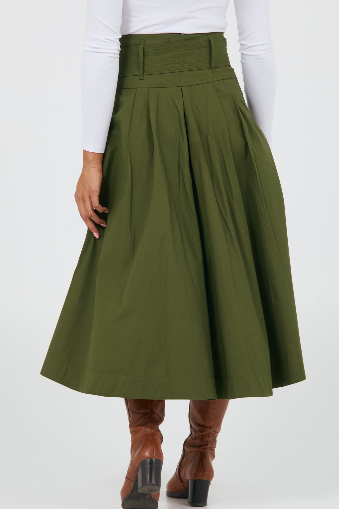 Rhodes Skirt Cypress Green
