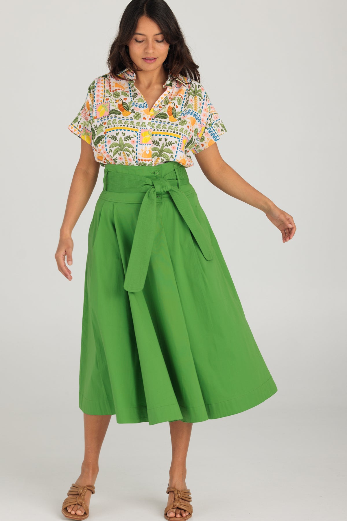 Rocco Shirt Tropical Patchwork