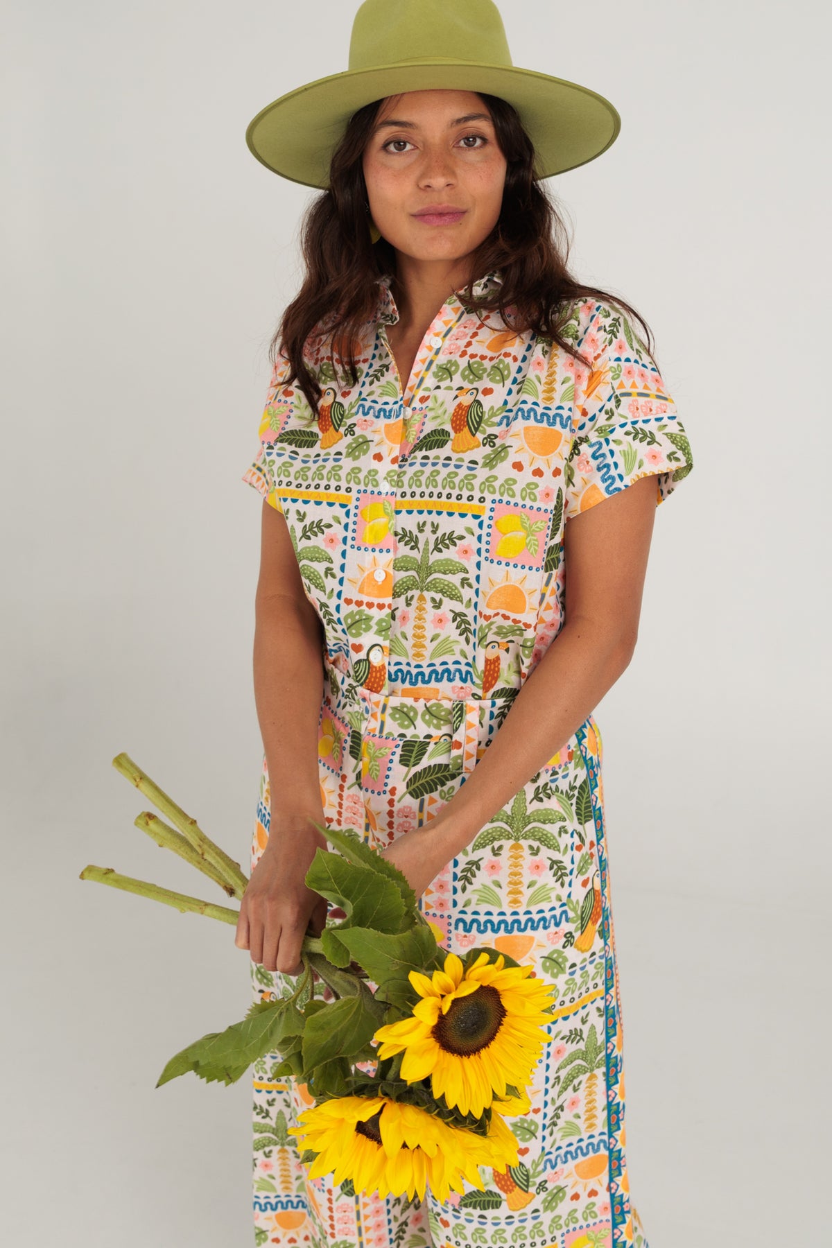 Rocco Shirt Tropical Patchwork