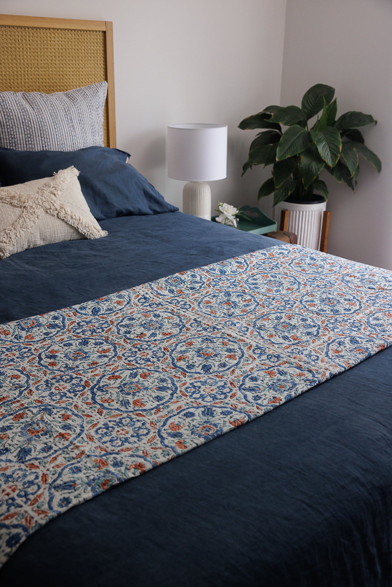 Kantha Quilt Rustic Harmony
