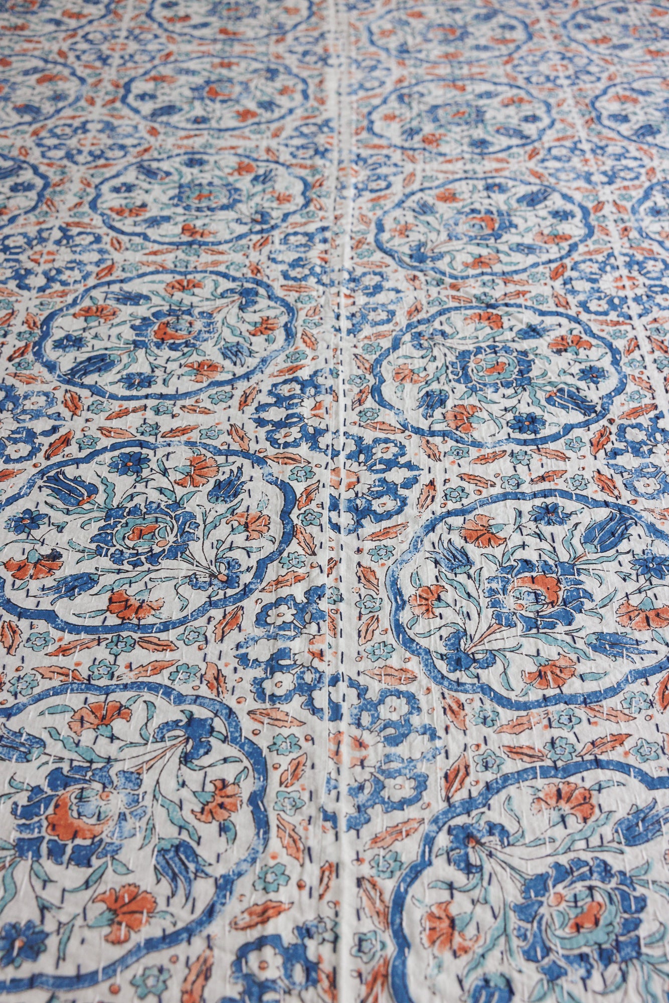 Kantha Quilt Rustic Harmony