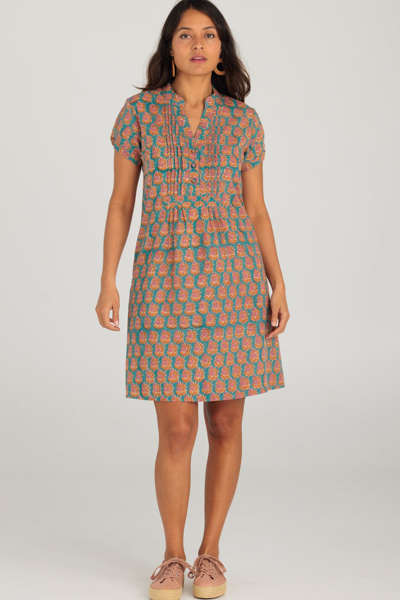Sabu Dress Turquoise Meadow