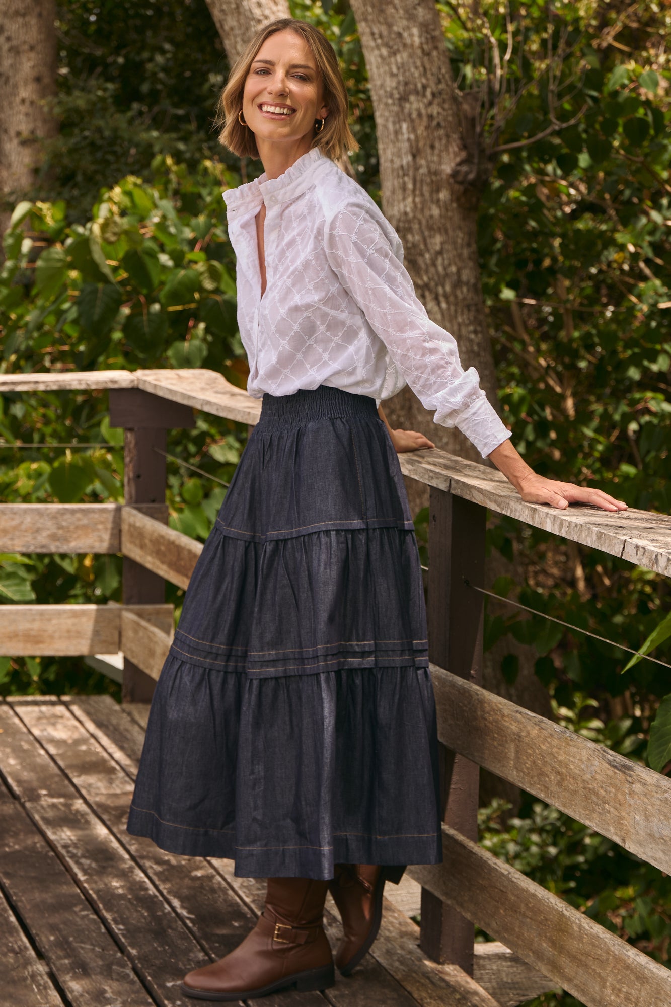Saffron Skirt Denim