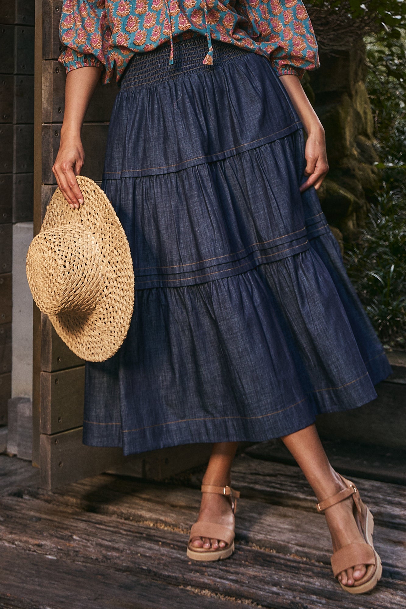 Saffron Skirt Denim