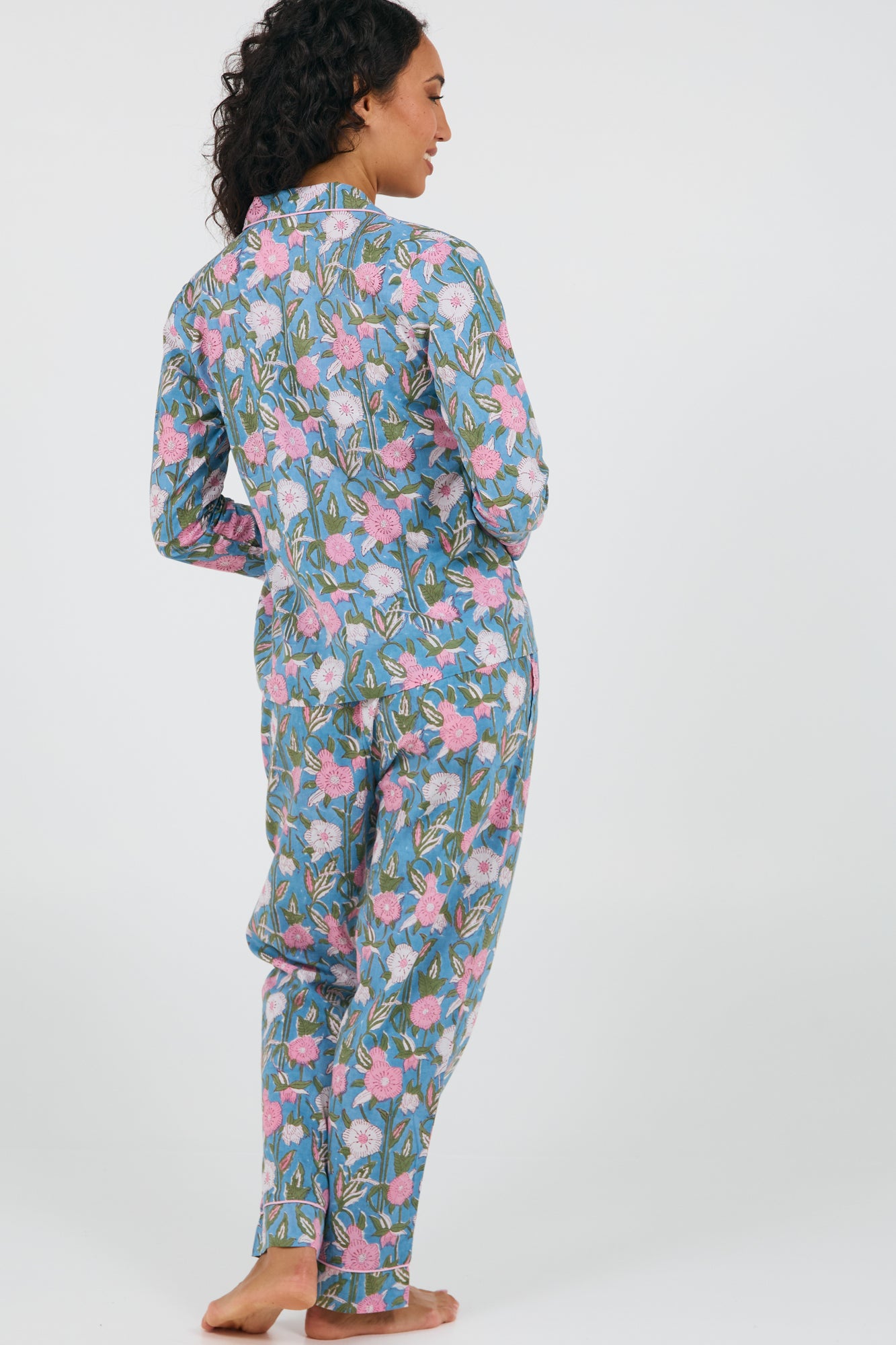 Shanti Pyjamas Pink Poppies