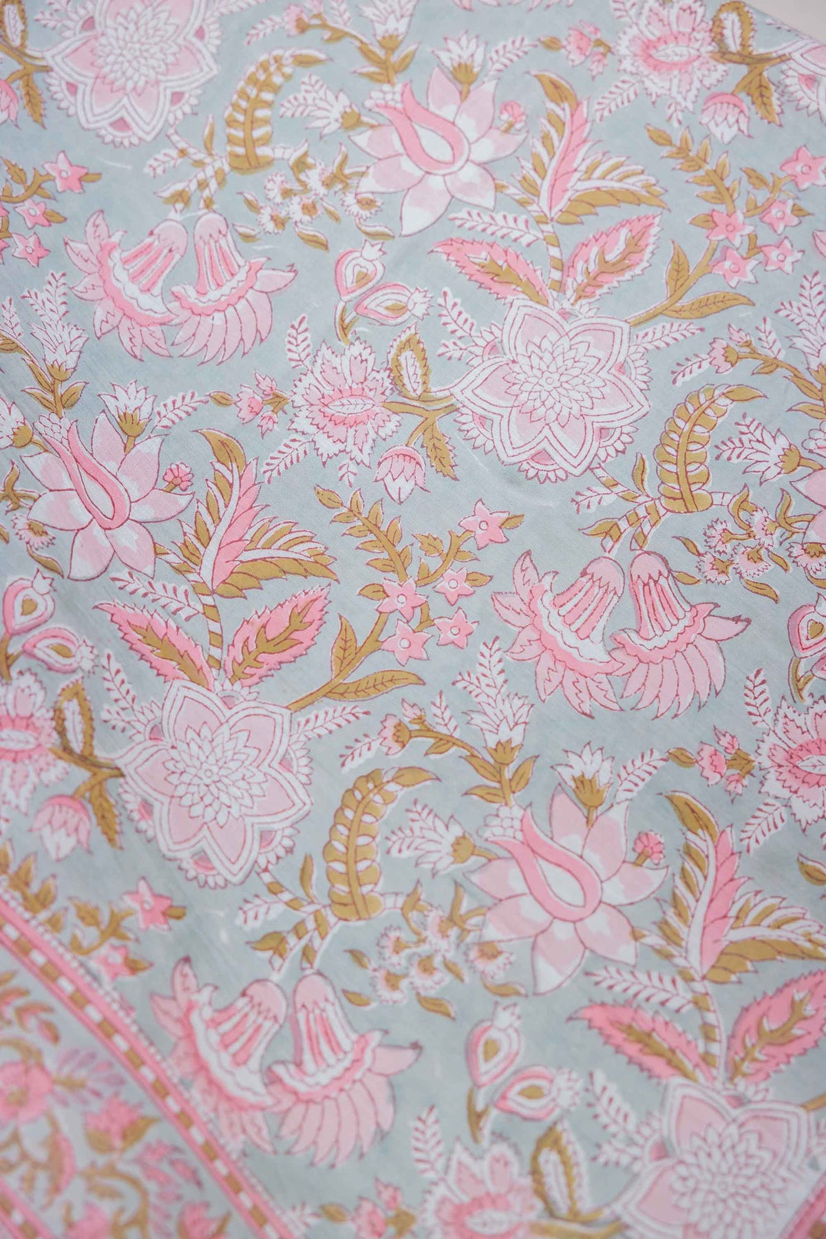 Hand Printed Sarong Jaipur Rose