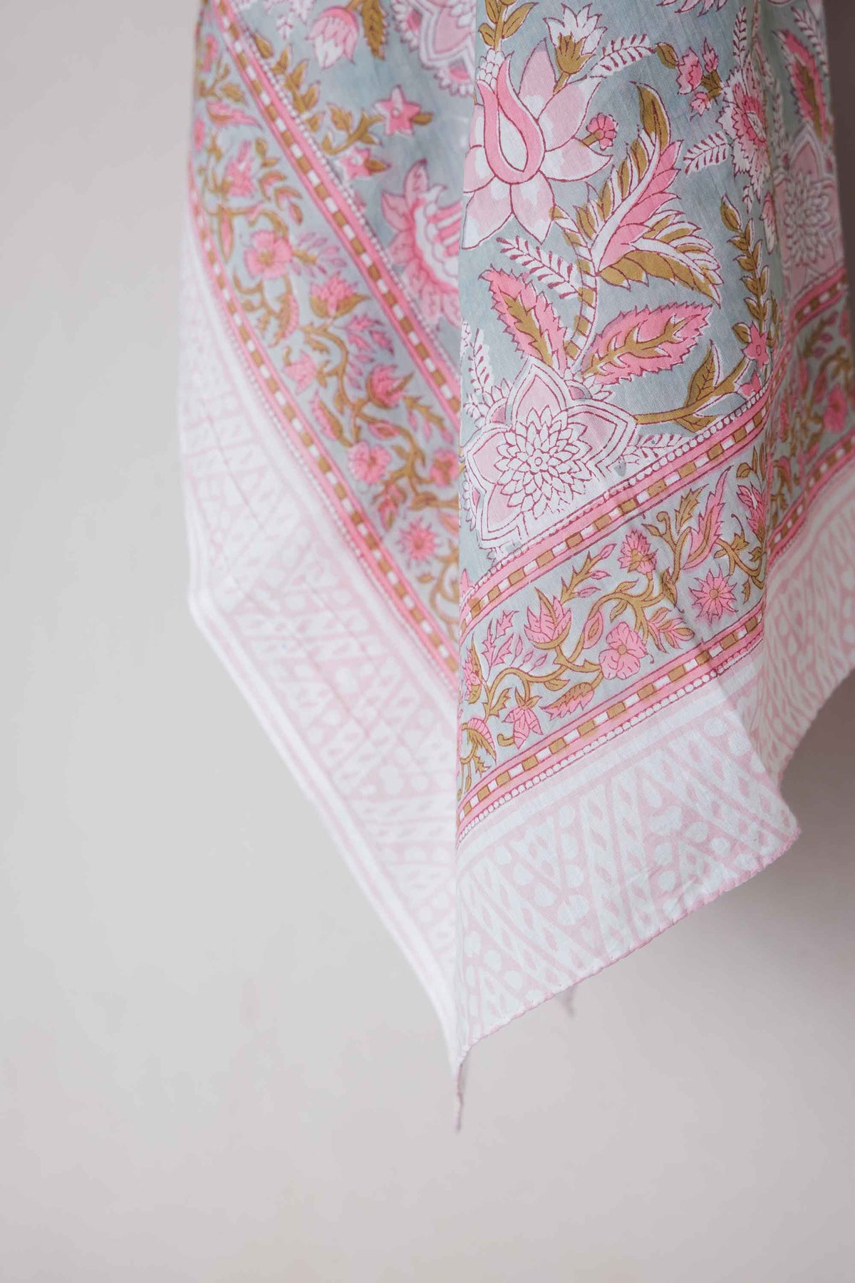 Hand Printed Sarong Jaipur Rose