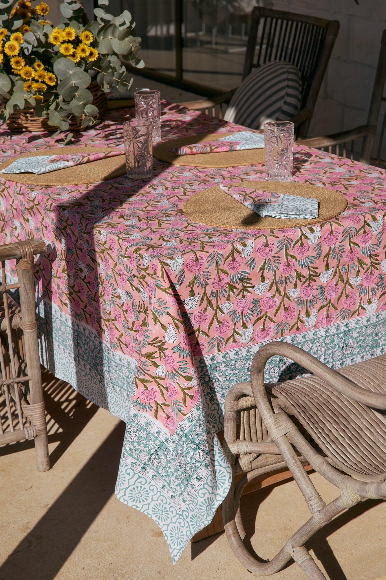 Tablecloth & Napkin Set Fairy Clock