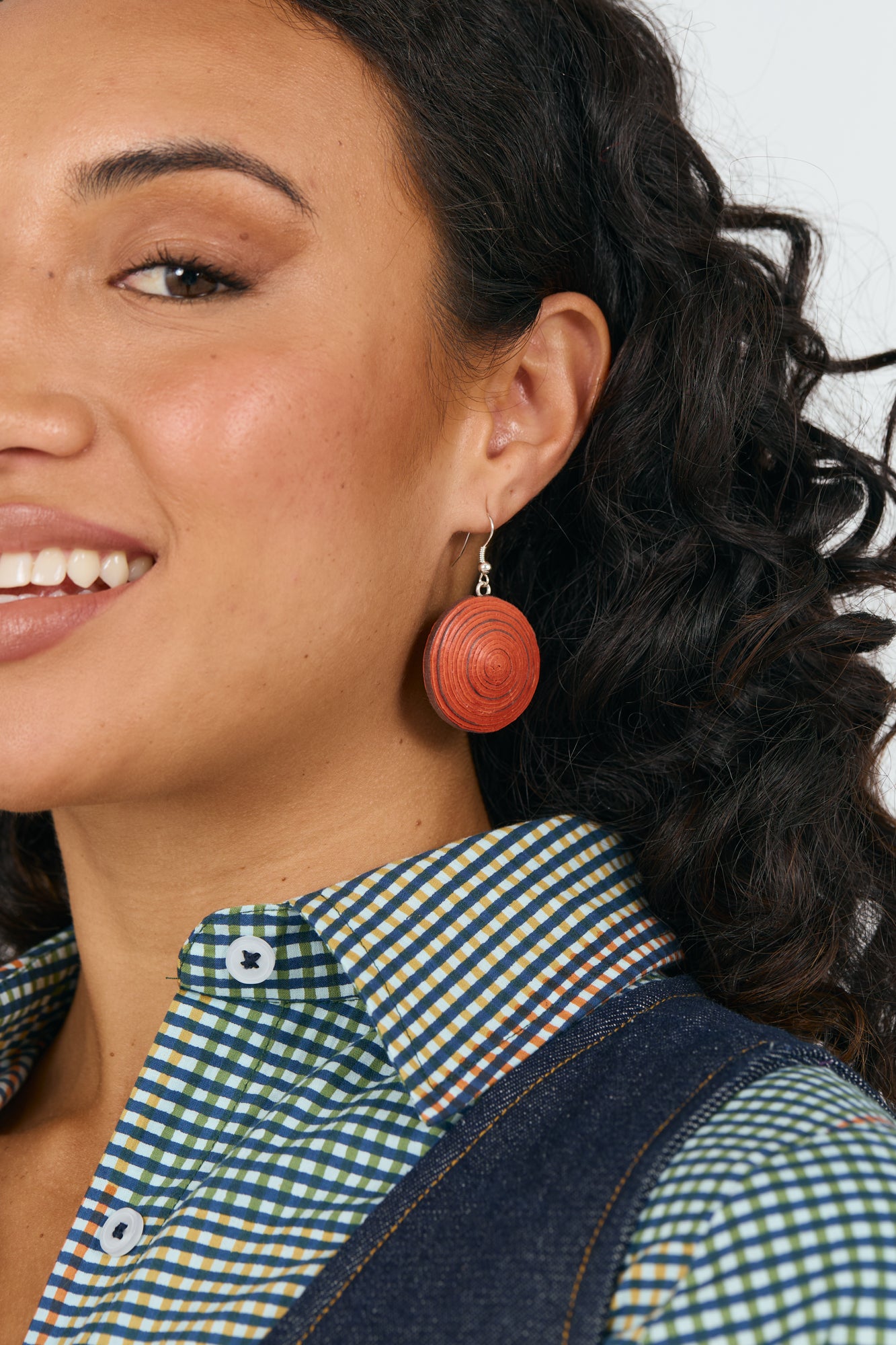Swirl Earrings Tangerine