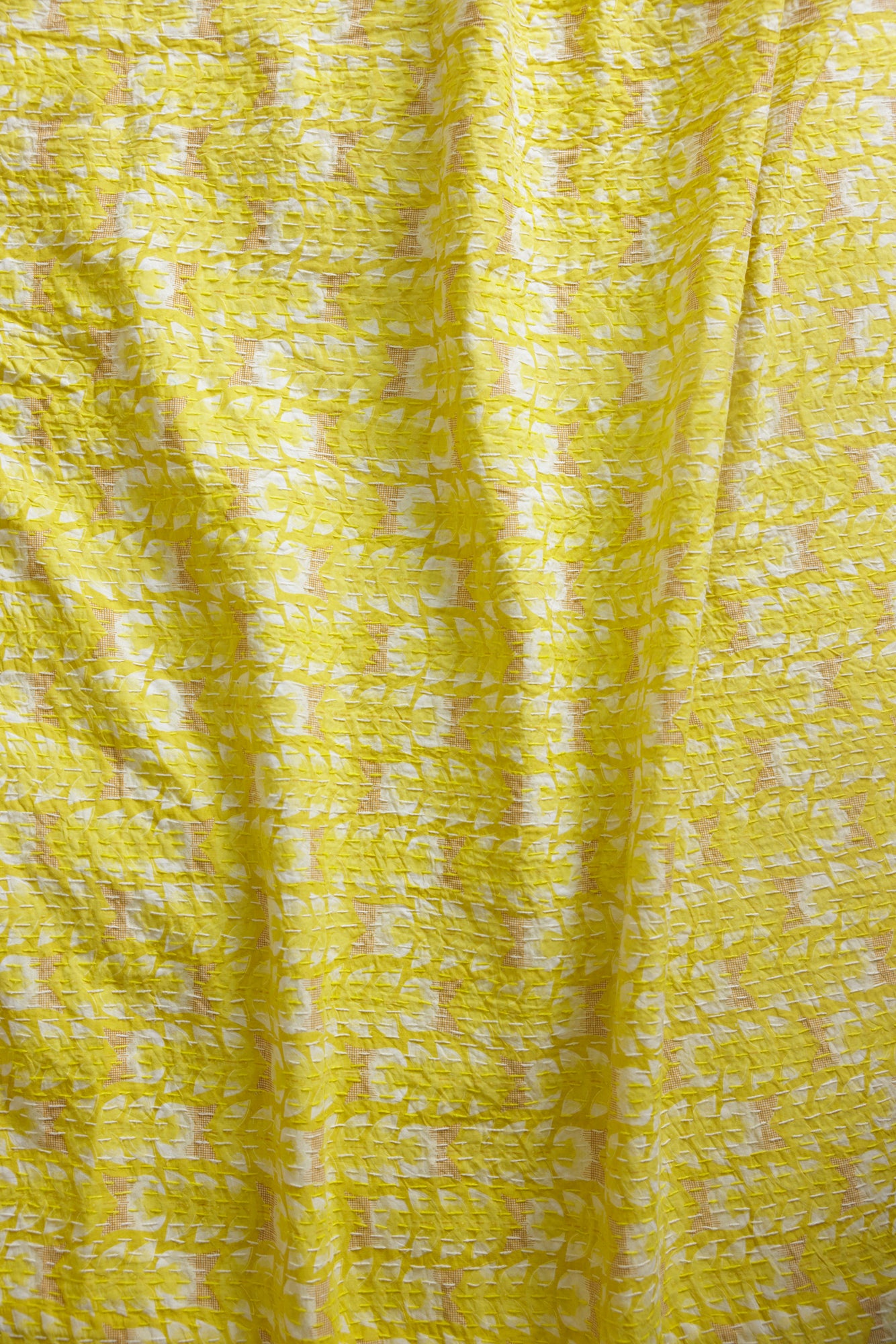 Kantha Quilt Tulipa Yellows