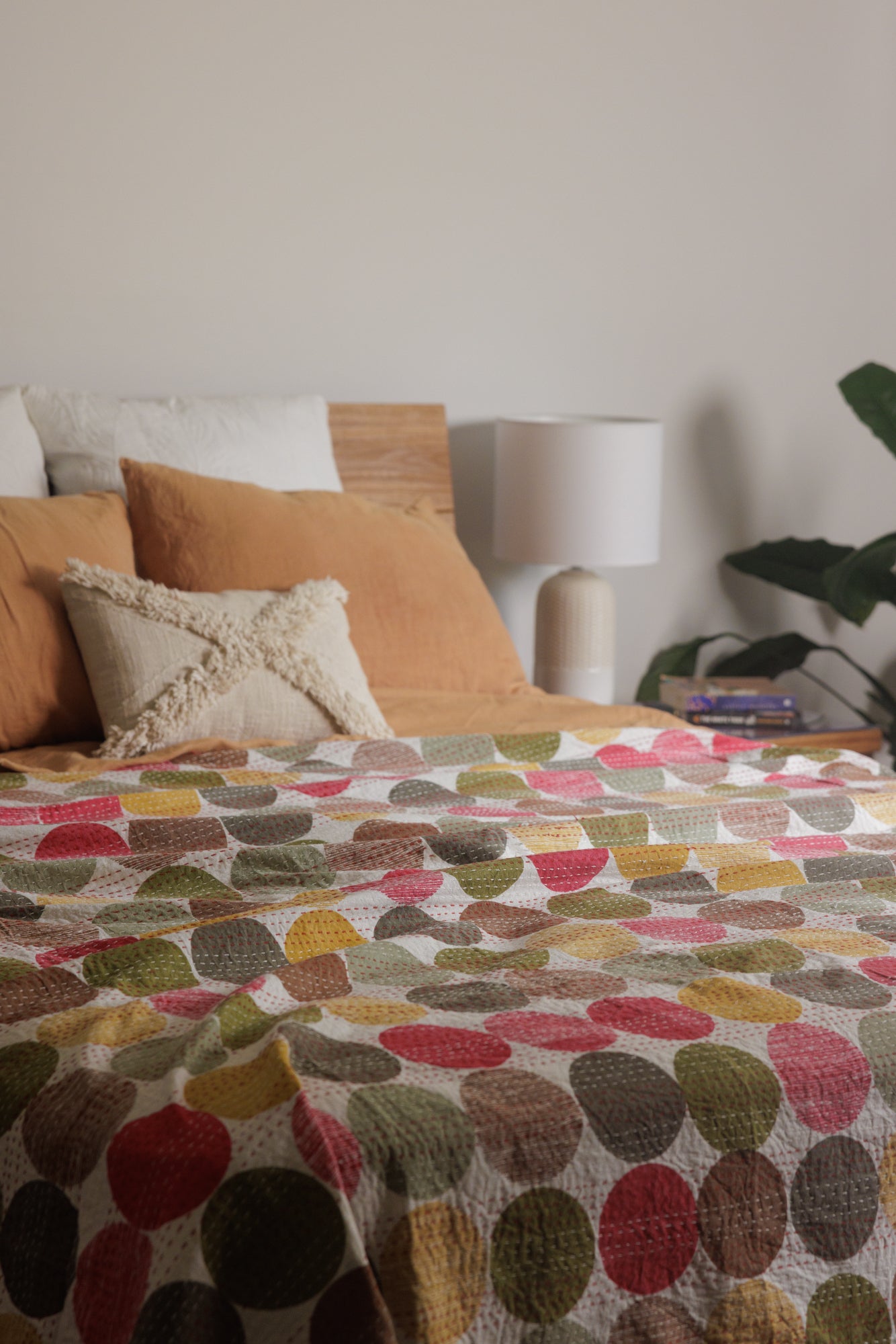 Kantha Quilt Earth