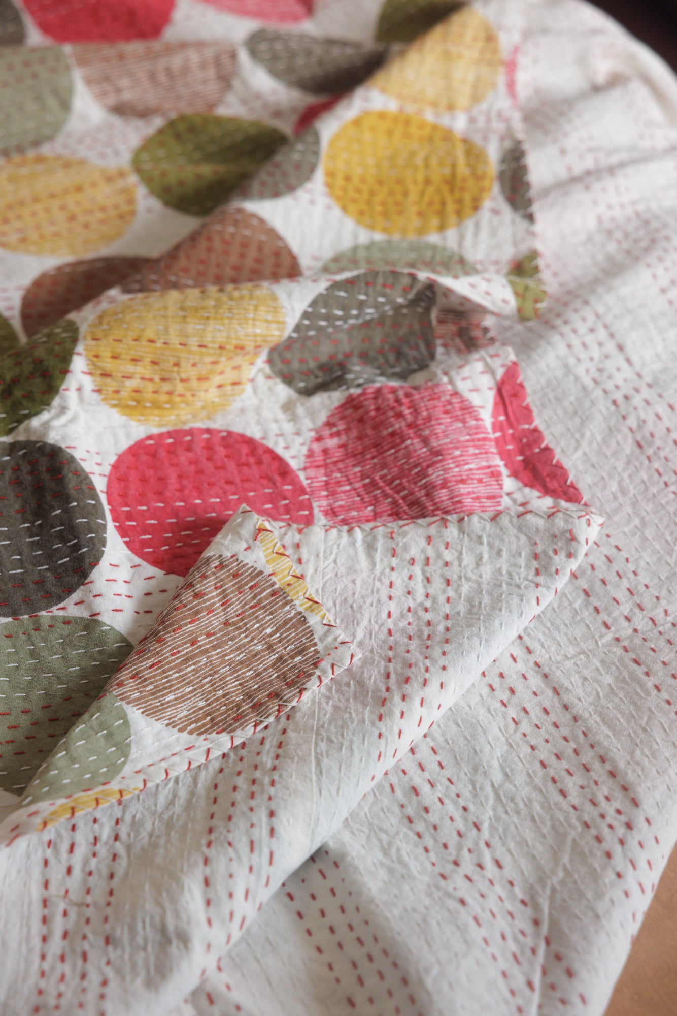 Kantha Quilt Earth