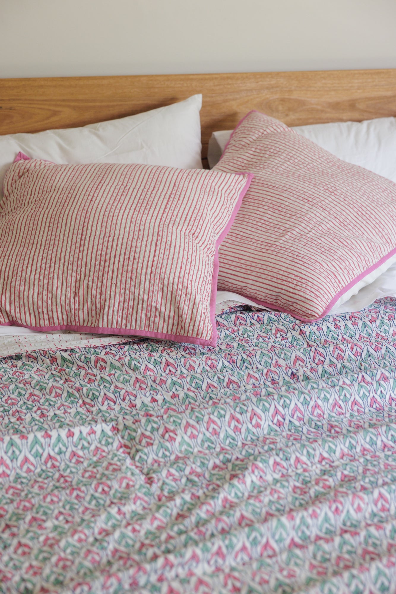 Kantha Quilt Pastel Patterns