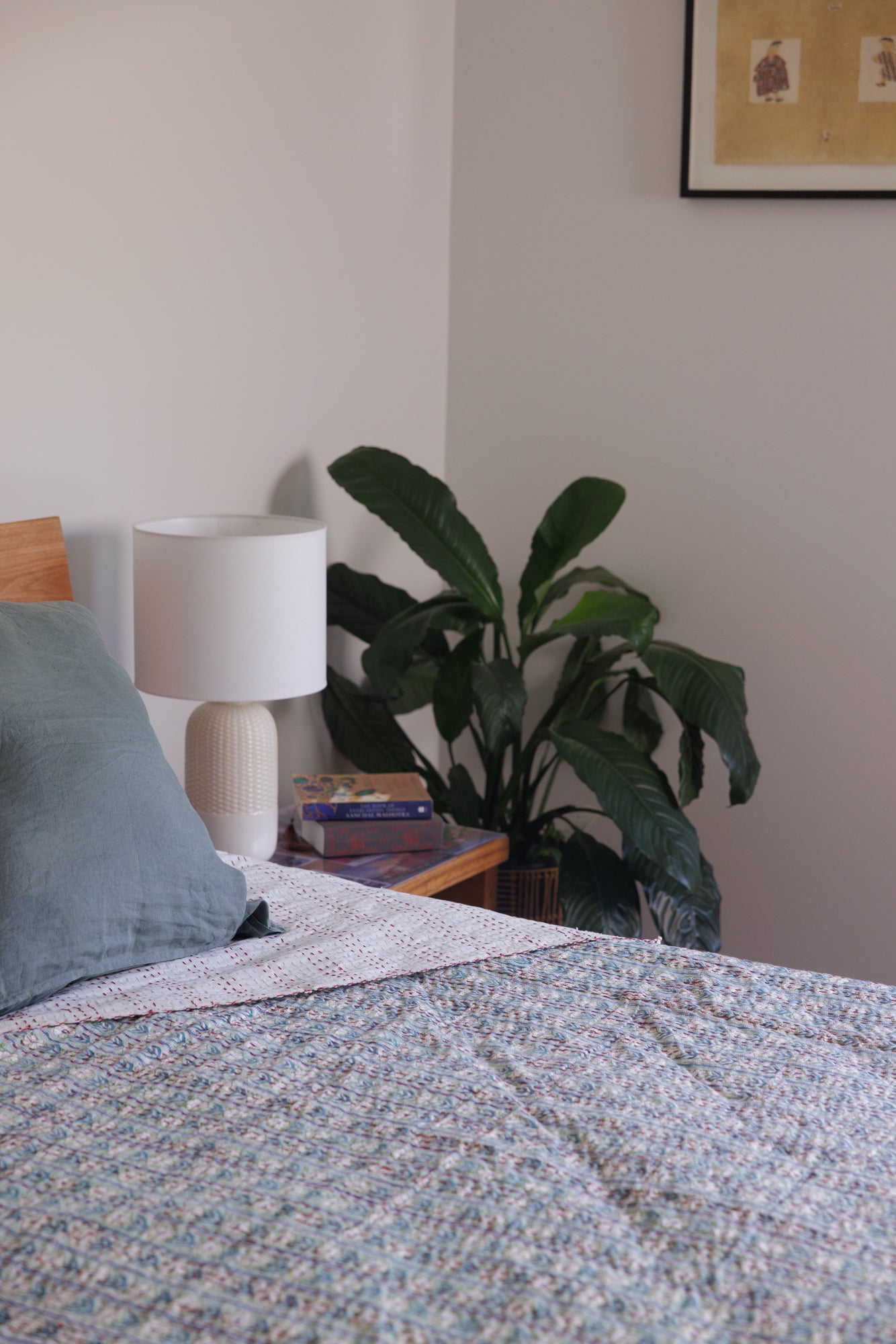 Kantha Quilt Magnolia Fields