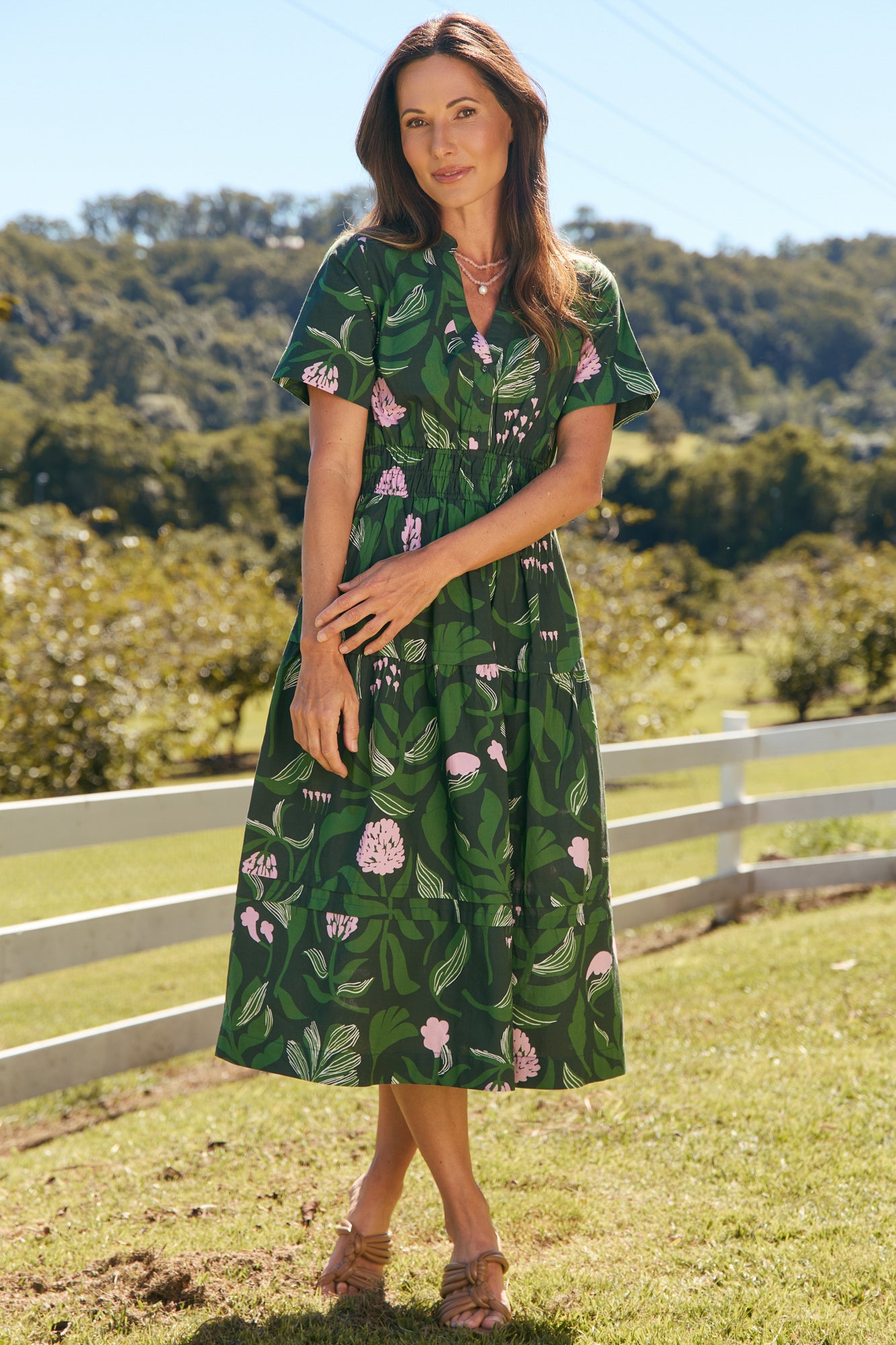 Tori Dress Cottage Garden