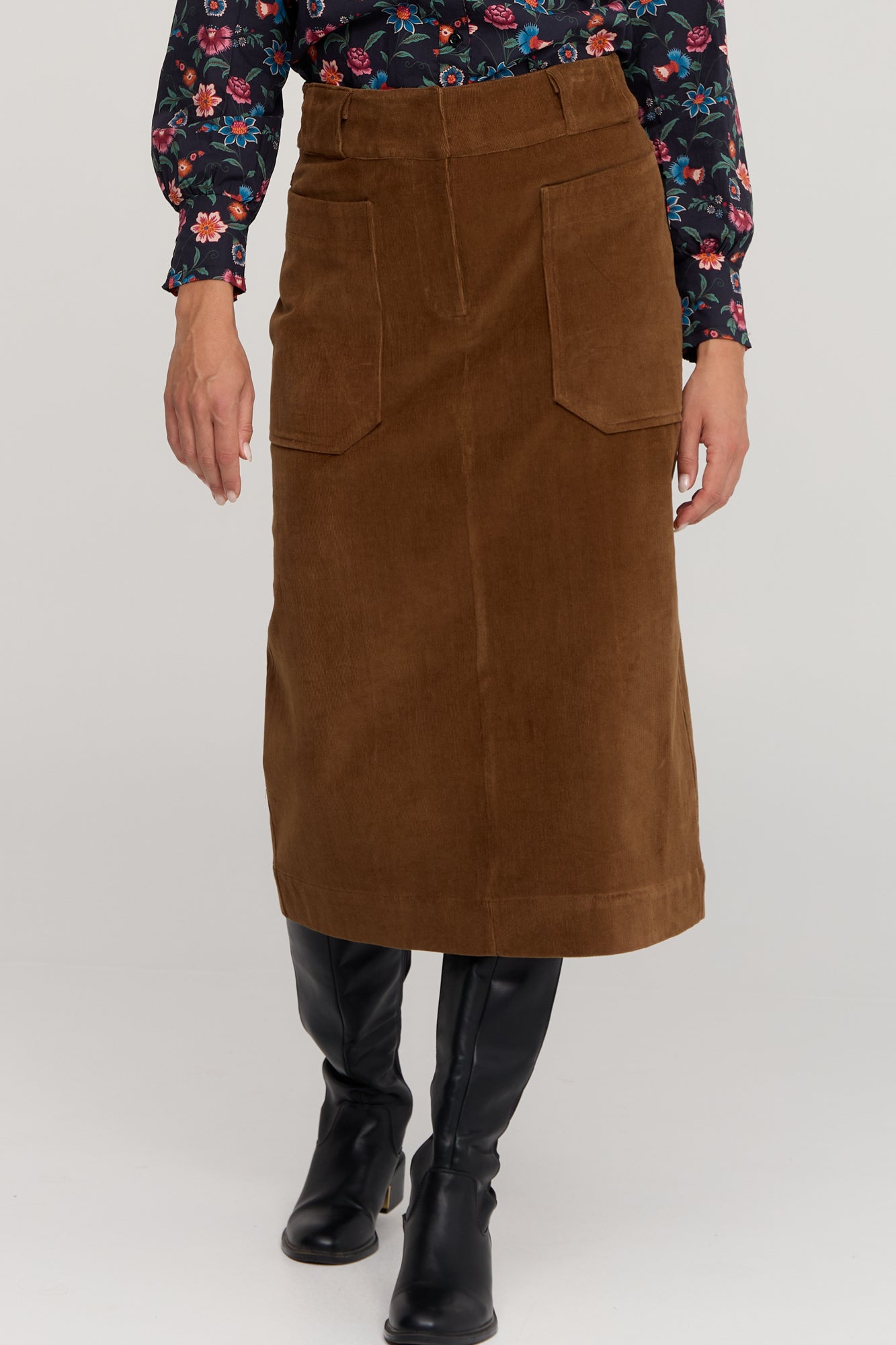 Winnie Skirt Toffee Brown