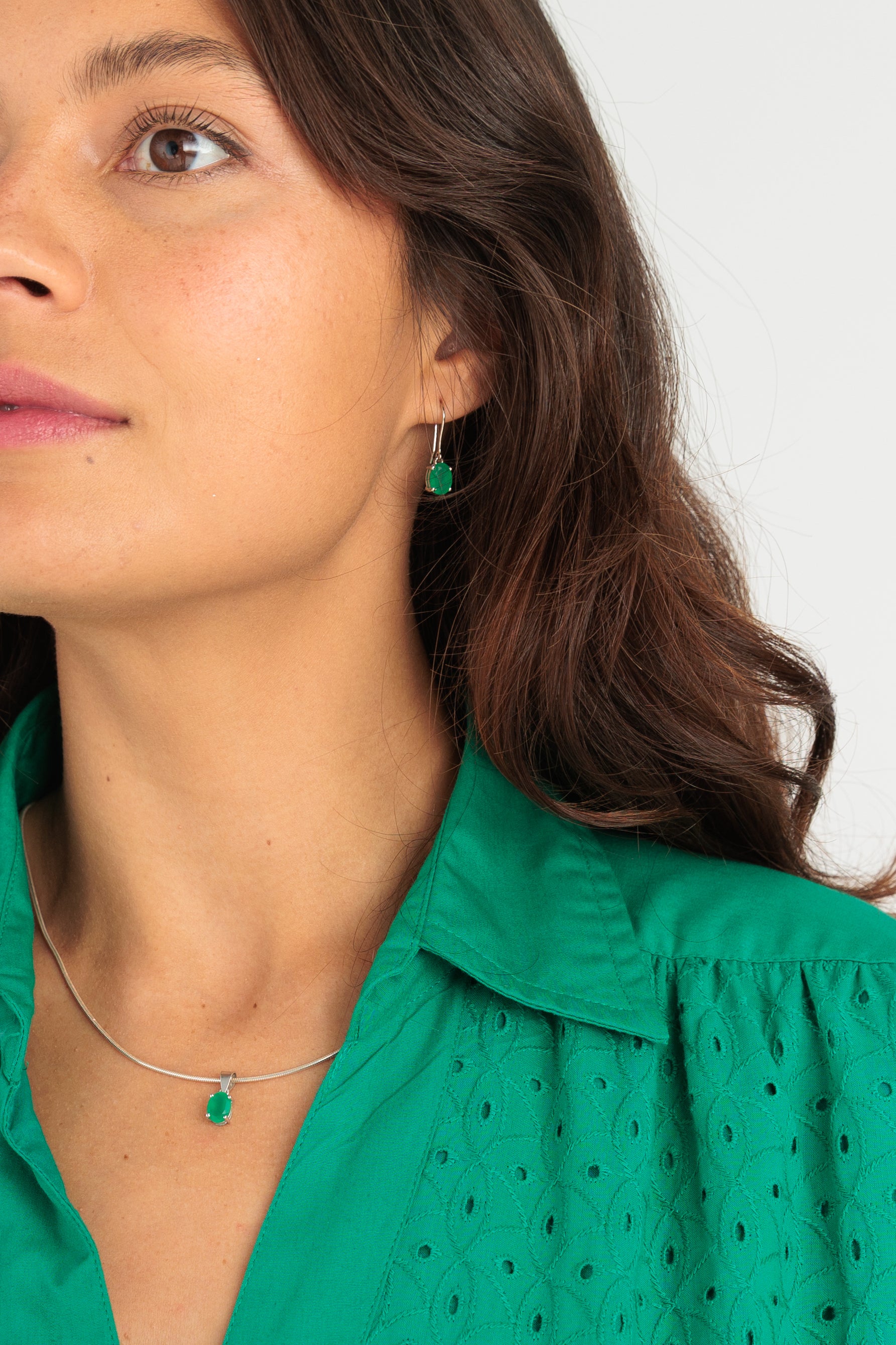 Green Onyx Pendant & Necklace