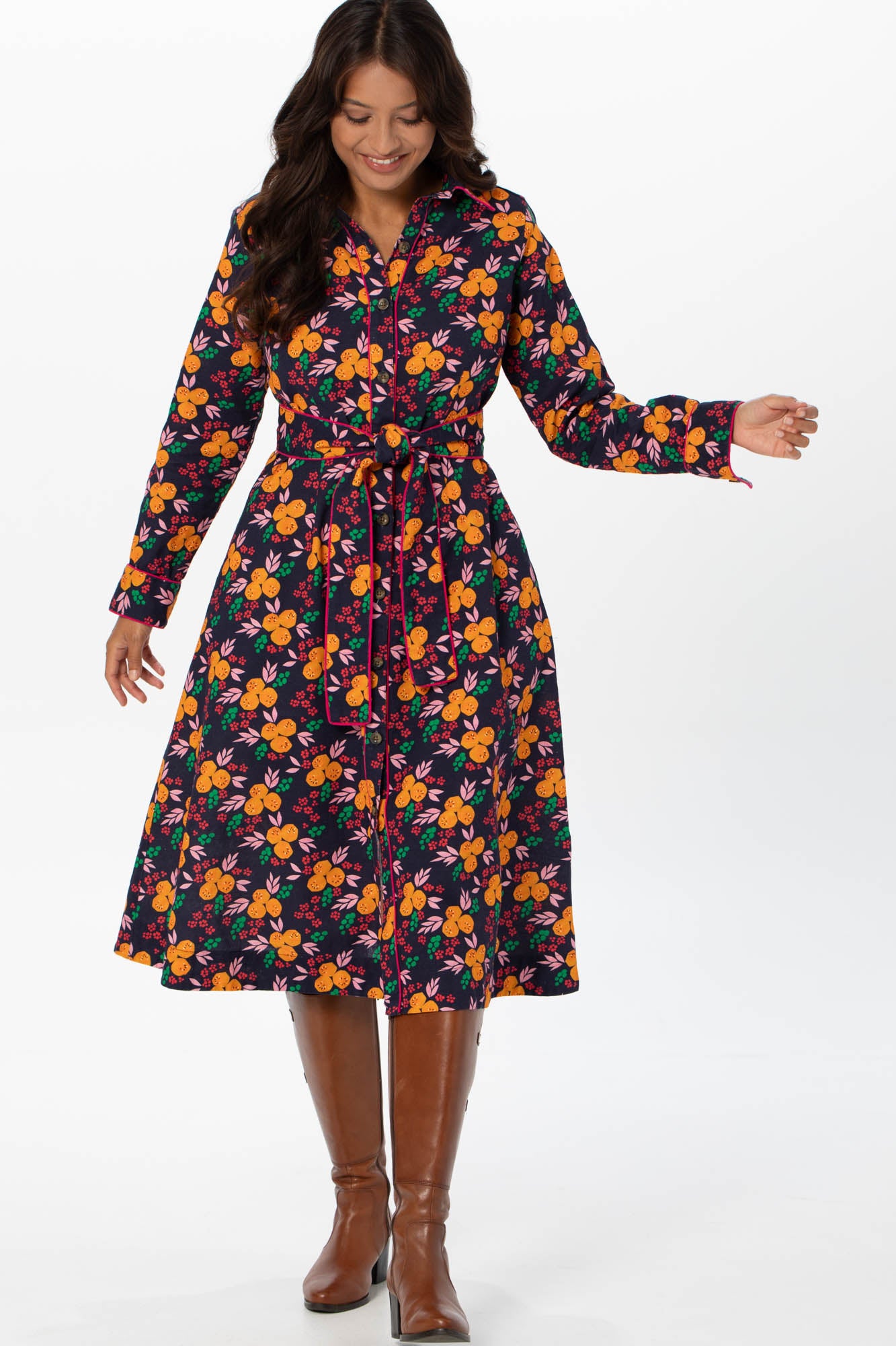 Zoey Dress Winter Berries