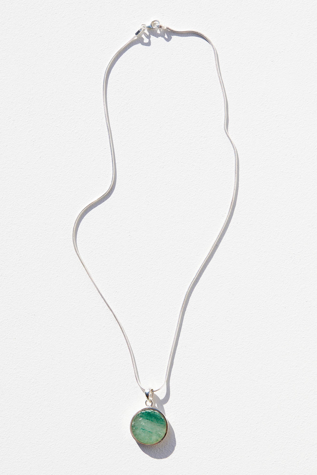 Indian Jade Pendant Necklace