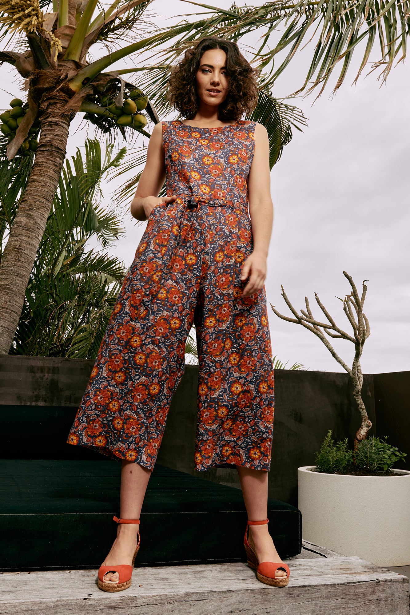 Harper Jumpsuit Zinnia Blue